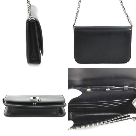 BALENCIAGA Black Leather Shoulder Bag - Picture 2 of 5
